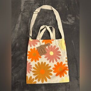 Flower tote bag